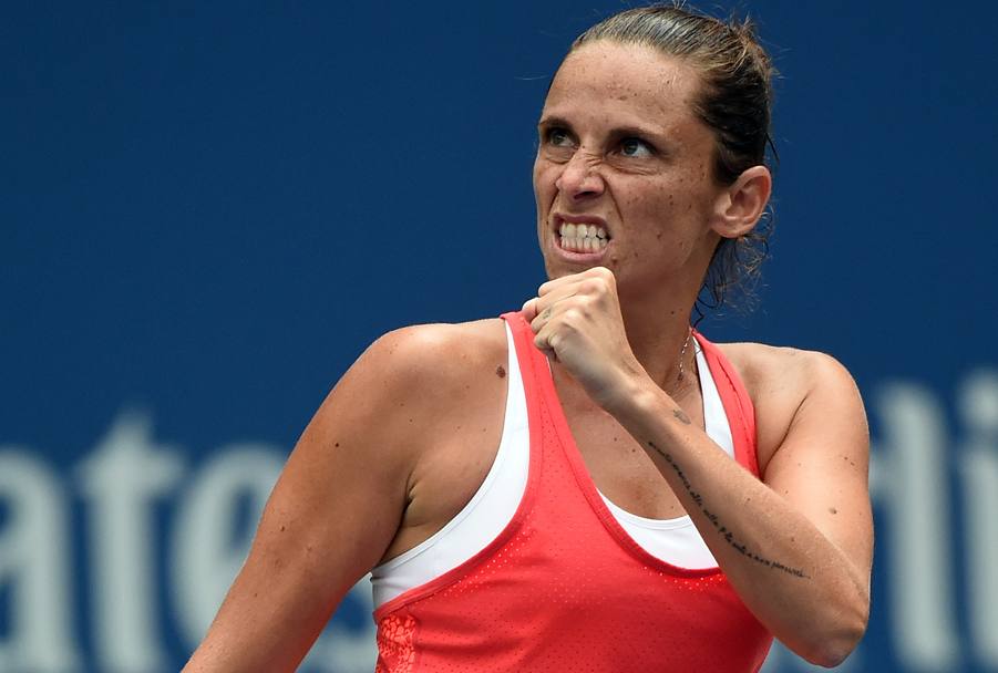 Oh my God, Robertaaaaaaaaaaaaa! Semifinale US Open: Serena Williams si arrende alla Vinci. Ciao ciao Grande Slam. Afp